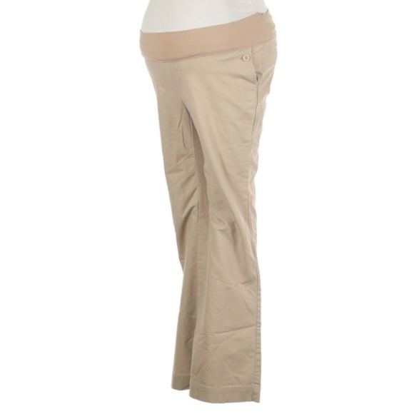 GAP maternity hip snug fit khaki pants Casual 6 regular women’s casual - Picture 1 of 4